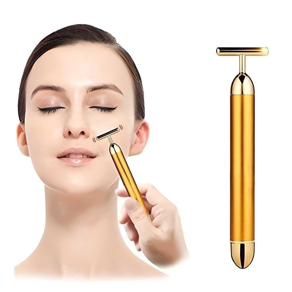 Luxury 24K Gold Facial Massage Roller